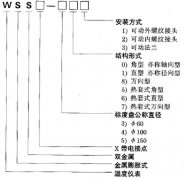 径向双金属温度计
