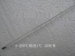 汞温度计，棒工业温度计

